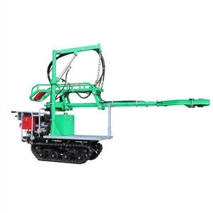 Machine à récolter les olives et les noix sur chenilles, moteur essence 22 CV, secoueur d'arbres pour noix, pecans, olives, pommes, mangues sur les pentes - Product Image 2