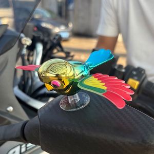 Creative Flying Bird 3d <b>Plastic</b> Decorative Ornament Car Motorbike Rearview <b>Mirror</b> Wind-powered No Electricity Needed Wings Move - Product Image 6
