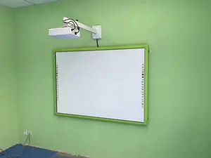96 110 Inch Interactive Whiteboard For School Education IWB Digital Customized White Boards Software With IR Touch Frame
