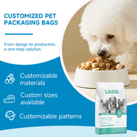 Anpassbares Logo Hochkapazitäts-Tierfutter-Verpackungsbeutel Premium Metallisierter Kunststoffbeutel für Snacks