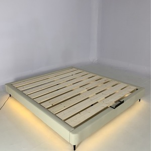 Modern Minimalist Tatami Bed With <b>Storage</b> Drawers Floor Standing Design For Bedroom Use - Product Image 1