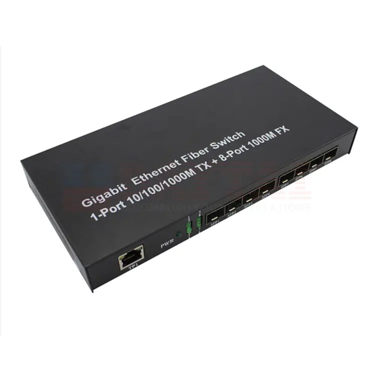 10 Gigabit 8 Port SFP RJ45 Ethernet Switch