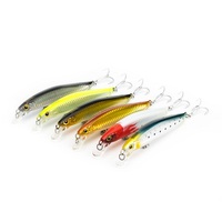 Leurre Artificiel Flottant KD pour Pêche en Mer, 12cm 13cm, Haute Qualité, en Plomb et ABS, pour Pêche au Bar en Mer, en Rivière et en Lac, Référence 7502