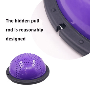Media Pelota de <span class=keywords><strong>Equilibrio</strong></span> para Pilates de PVC, Media Pelota de <span class=keywords><strong>Equilibrio</strong></span> para <span class=keywords><strong>Yoga</strong></span> de 46 cm, Pelota de Estabilidad Ondulada, Equipos de Fitness, Juguetes de <span class=keywords><strong>Equilibrio</strong></span> - Product Image 5