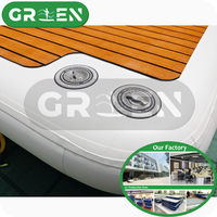 Plate-forme de bain quai flottant quai gonflable pont plate-forme flottante gonflable Jet Ski Dock île flottante gonflable