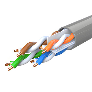 כבל רשת CCAG <span class=keywords><strong>UTP</strong></span> Cat 6 לא מוגן 0.56mm/0.58mm מעטפת PVC פנימית 305 מטר (1000 רגל) לארון שרתים, צבעים שונים אופציונליים - Product Image 6