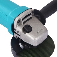 Meuleuse d'angle filaire 650W 100mm, machine électrique de meulage, de découpe et de polissage, outil électrique industriel à tête en aluminium