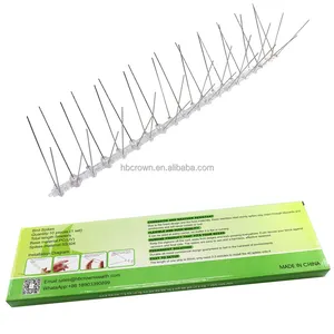 GKPC-41: Factory Wholesale Cheap Price Garden S201/304/316 Stainless Steel Plastic Base Anti Pigeon Bird Spikes