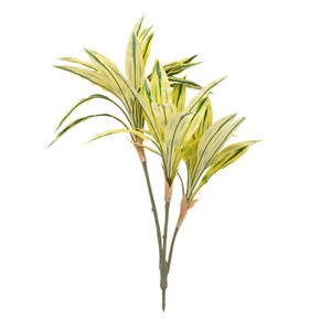 Plantes artificielles en soie de bois de fer brésilien, feuilles décoratives sur pied pour hôtels, clubs, ameublement et balcons - Product Image 1