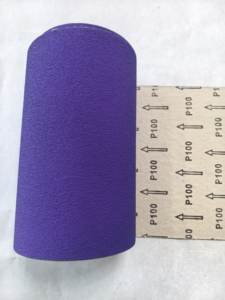 Rotolo di tessuto abrasivo viola medio-morbido con grana ceramica per uso con macchine - Product Image 6