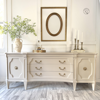 Meuble TV en bois massif de style crème français américain moderne Simple salon petit ménage casier meubles personnalisation