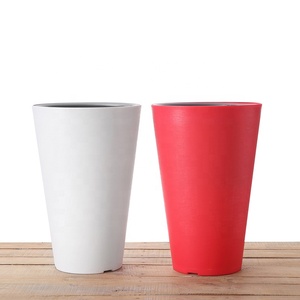 Leizisure grande albero alto piantare ceramica di plastica casa Hotel pavimento decorazione esterna <span class=keywords><strong>vaso</strong></span> e <span class=keywords><strong>vaso</strong></span> <span class=keywords><strong>da</strong></span> <span class=keywords><strong>giardino</strong></span> di fiori - Product Image 1