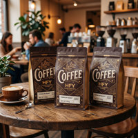 Sachets Doypack Personnalisés pour Café et Thé, en Feuille d'Aluminium, Qualité Alimentaire, avec Fermeture Zip, Fond Plat, Imprimés, pour Poudre