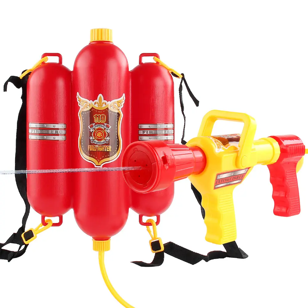 2500ml lính cứu hỏa Ba lô nước Blaster cho trẻ em-Xe Tăng với vòi, siêu nước mực thích hợp cho chơi ngoài trời chàng trai cô gái