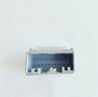 Conector Automotriz Lanshuo MX34020NF1, 20 Pines, Macho, Latón Estañado, Montaje en PCB en Ángulo Recto, Conector de Pines Curvados, 12V/24V 3A, PBT