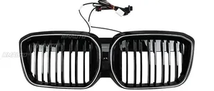 กระจังหน้า LED สำหรับ BMW IX3 IX4 ปี 2021-2024 ชุดแต่งกระจังหน้ารถยนต์ วัสดุ ABS พลาสติก ชุดแต่งกันชนหน้า กระจังหน้า LED อุปกรณ์ตกแต่งรถยนต์ - Product Image 6