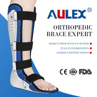 Attelle orthopédique réglable pour cheville, orthèse pour fracture, protection et rééducation de la cheville entorse, en nylon et coton
