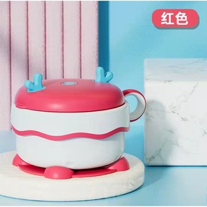 Baode Children's Reindeer Insulated Bowl 316 Stainless Steel Food Grade Material For 1-2 Years Kids - Product Image 1