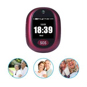 Tombol bantuan SOS ponsel warga <span class=keywords><strong>Senior</strong></span>, telepon orang tua jatuh otomatis sistem panggilan darurat liontin GPS - Product Image 6