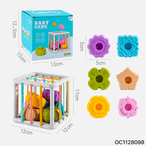 Juguetes Montessori Divertidos y Creativos para la Coordinación Mano-Ojo, Bloques de Plástico Apilables para Aliviar el Estrés, Juguete OEM Personalizable para Bebés de <span class=keywords><strong>6</strong></span> <span class=keywords><strong>Meses</strong></span> - Product Image 6