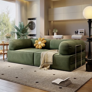 Modern Striped Fabric Armchair with Black Sphere Side <b>Table</b> for Home Use - Product Image 1