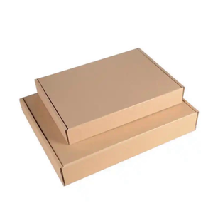 20*18*8 cm witte, recyclebare, opvouwbare kraftpapieren verzenddozen met UV-coating en vernis - Product Image 5