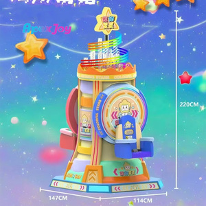 ApexJoy Nuevo Juego de Columpios Eléctricos de Alta Calidad que Funciona con Monedas, para Niños, Comercial, con Diseño de Rueda de la Fortuna, Construcción Metálica, en Inglés - Product Image 2