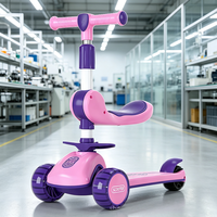 AFTFA Jouet musical lumineux pour tout-petits, véhicule à roulettes pour adolescents, trotteur d'équilibre pour garçons et filles, trottinette pour enfants, fournisseur