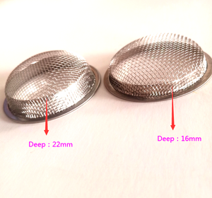 16 20 25 35 มม.ความสูง V2A สแตนเลส Shisha หัวตะแกรงหน้าจอ - Product Image 2