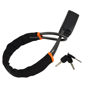 Serrure <span class=keywords><strong>antivol</strong></span> de voiture dispositif sûr verrouillage automatique de véhicule pratique ceinture de sécurité verrouillage du volant - Product Image 5