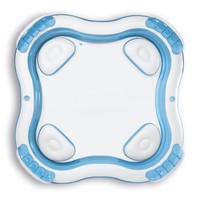 Intex 56475 Quadratischer PVC Aufblasbarer Langlebiger Umweltfreundlicher Rückenlehnen-Sitz Familien-Pool Eltern-Kind-Interaktiver Outdoor-Kinderpool