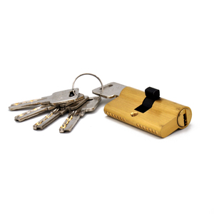 An Ninh Cao Brass Đôi Mở Máy Tính 60 Mét <span class=keywords><strong>7</strong></span> Pins Hàng Duy Nhất 5 Phím Máy Tính Cửa Xi Lanh Khóa Cho Cửa - Product Image 1