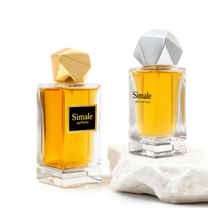 Simale Men's Square <strong>Glass</strong> Magnetic Fragrance <strong>Bottle</strong> <strong>30ml</strong> &amp; 50ml&amp;100ml with Sprayer for Perfume Box - Product Image 3