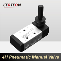 Vanne Pneumatique Manuelle 5 2 Voies avec Levier pour Compresseur et Utilisation en Automatisation Industrielle
