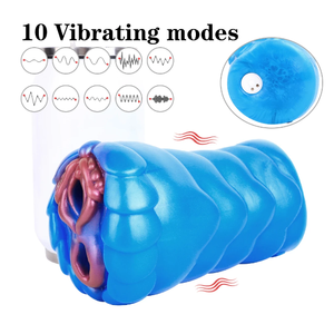 GEEBA Vibrations-<span class=keywords><strong>Masturbator</strong></span> für Herren Fantasy Drache Masturbations-Cup mit Vibration Realistische Vagina Pocket Pussy Sexspielzeug für Männer - Product Image 6