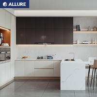 Meubles Allure Focus on Armoire de cuisine intelligente Usine chinoise Armoires de cuisine blanches de luxe australiennes au design moderne et personnalisé