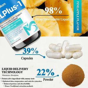 Integratore di gocce liquide Biokom con berberina HCl, <span class=keywords><strong>EGCG</strong></span>, Ceylon cannella, eriocitrina e curcumina per la salute dell'intestino metabolico - Product Image 3