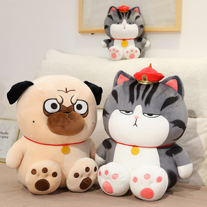 Mengai Original <span class=keywords><strong>Wu</strong></span> Huangwan Plüschpuppe Baza Schwarz Cartoon-Animation Peripheres Spielzeug mit PP-Baumwollfüllung - Product Image 3