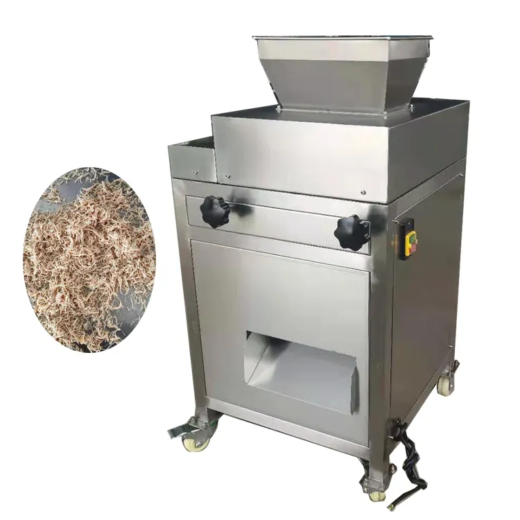 Máquina trituradora de carne, totalmente automática, para pollo, pato, cocido