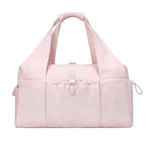 यात्रा कसरत और सप्ताहांत फिटनेस योग के लिए समायोज्य स्ट्रैप जूते के डिब्बे और गीले जेब के साथ यूनिसेक्स लक्जरी पॉलिएस्टर जिम बैग - Product Image 1