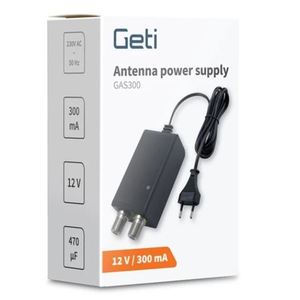 Fuente de alimentación para antena de TV 12V 300mA con conectores de doble salida para uso en interiores y exteriores - Product Image 3