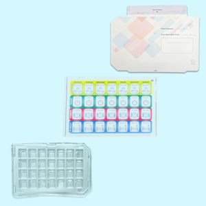 Boîte blister personnalisée pour médicaments en <span class=keywords><strong>pharmacie</strong></span> et pilules Pack de plateaux avec étiquette de scellement auto-adhésive - Product Image 5