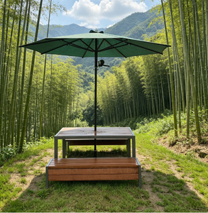 3m Outdoor Parasol Commercial Heavy Duty Steel Patio <b>Umbrella</b> Waterproof UV Resistant Center Pole Shade - Product Image 1