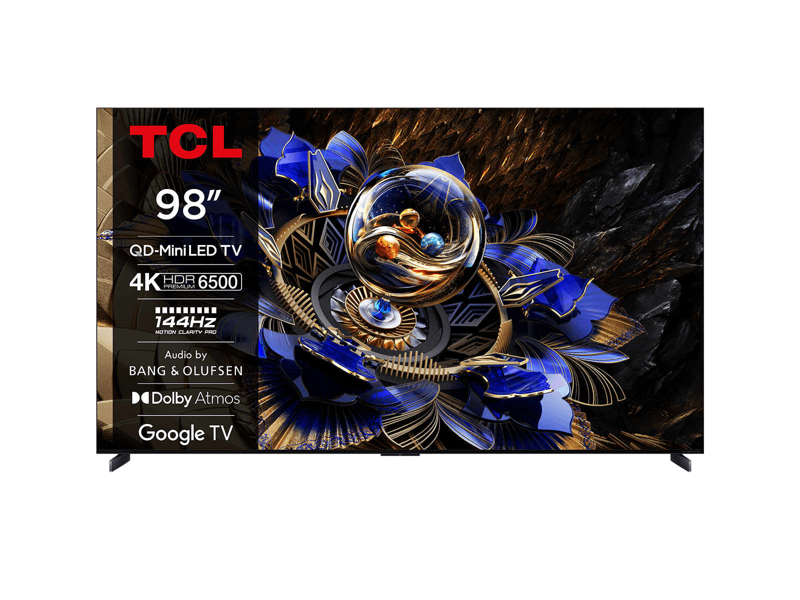 TCL 144Hz QD <strong>Mini</strong> <strong>LED</strong> <strong>TV</strong> 98inch <strong>4K</strong> HDR Premium Google <strong>TV</strong> Dolby Atmos Home Cinima Television Large Screen Super THIN