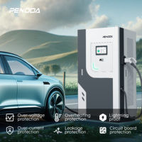 PENODA Nuevo Cargador Rápido Comercial para Vehículos Eléctricos de Corriente Continua 60KW 120KW 160KW 240KW CCS1 CCS2 CHADEMO NACS para Exteriores con Protección RFID IP55 OCPP