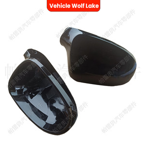 Boîtier de rétroviseur latéral de voiture Vehicle Wolf Lake, noir ABS, côté gauche, pour Volkswagen Passat B6 2006-2011, pièce de rechange - Product Image 4