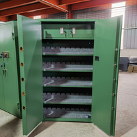 Armoire de rangement pour armes à feu en acier sur mesure, double porte, serrure à clavier numérique, coffre-fort pour armes à feu, sécurité antivol, casier de rangement pour armes à feu