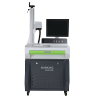 Nuevo modelo de máquina de marcado láser pulsada/continua fácil de operar sin mantenimiento para formato gráfico AI refrigerado por aire