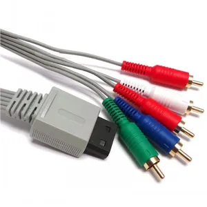 สายเคเบิล RCA ยาว 1.8 เมตร สำหรับเครื่องเล่นนินเทนโด วี สายส่งสัญญาณภาพและเสียงสำหรับเล่นเกม ใช้ได้กับวี ยู สาย <span class=keywords><strong>AV</strong></span> คอมโพสิต ไม่ใช่ HDMI - Product Image 3