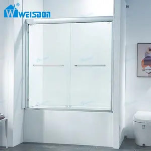 Bathroom Glass Cabin Weisdon Aluminum Framed Tempered Glass Sliding Shower Door Bathroom Shower Enclosure